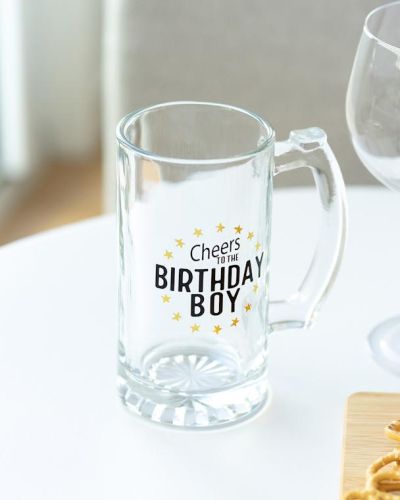 Birthday Boy Beer Glass