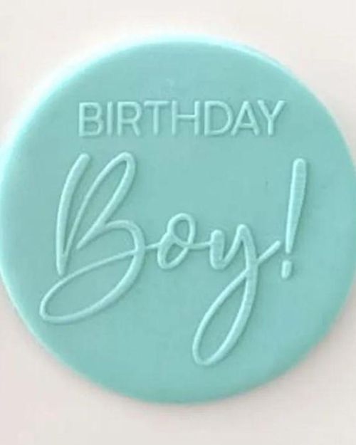 Debosser Stamp – Birthday Boy!