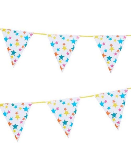 Birthday Brights Rainbow Star Bunting