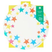 Birthday Brights Rainbow Star Plates 12pk