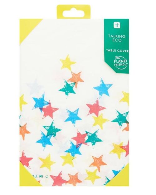Birthday Brights Rainbow Star Tablecover