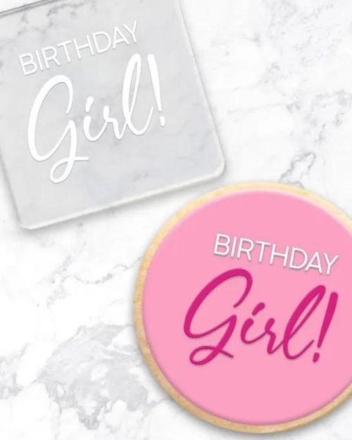 Debosser Stamp – Birthday Girl!