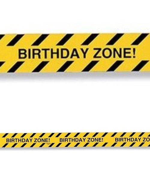 Birthday Zone Construction Tape
