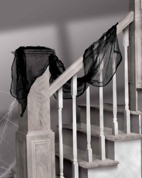 Black Gauze Cloth Decorations 2pk