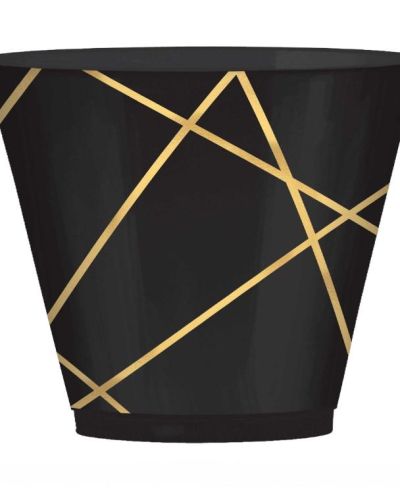 Black Geo Tumblers 24pk