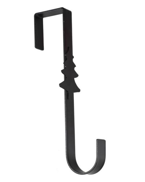 Black Metal Christmas Wreath Hanger
