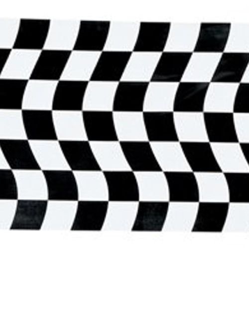 Black & White Checkered Flag Jumbo