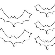 Black Wire Bat Cake Decorations