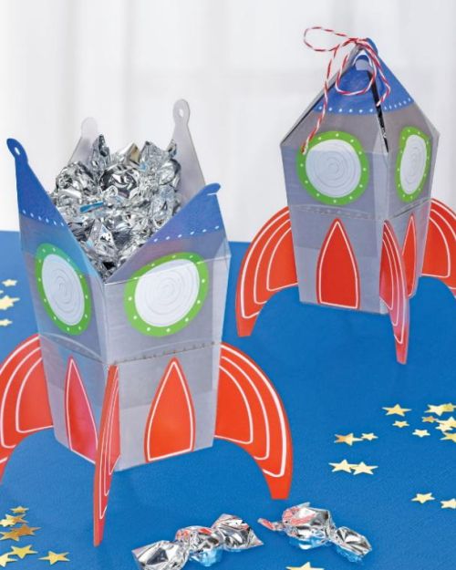 Blast Off Favour Boxes 8pk