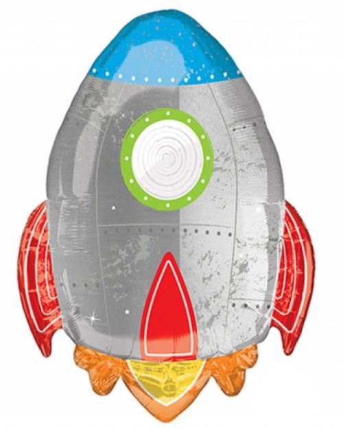 Blast Off SuperShape Foil Balloon