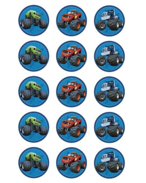 Edible Icing Cupcake Images – Blaze