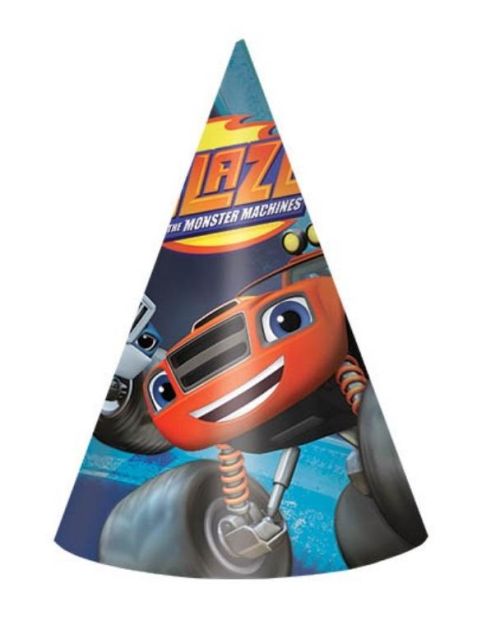 Blaze & the Monster Machines Party Hats – 8pk