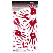 Dripping Blood Hands Vinyl Clings