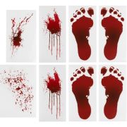 Bloody Footprints Floor Stickers