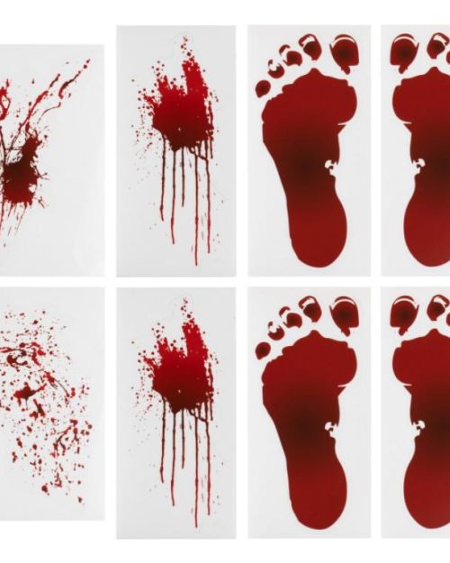 Bloody Footprints Floor Stickers