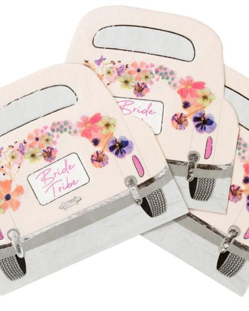 Blossom Bride Car Shaped Napkins 16pk