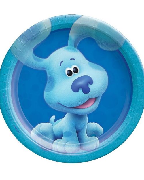 Blue’s Clues Lunch Plates Blue 8pk