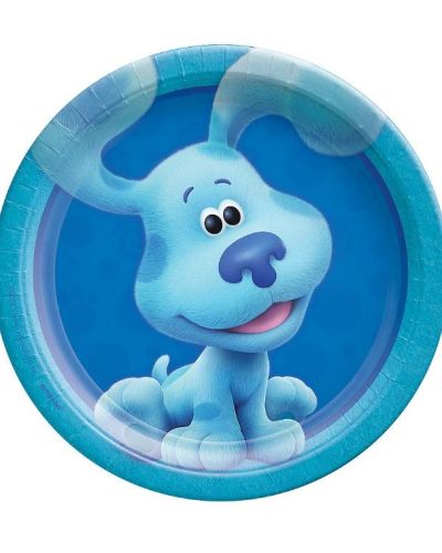 Blue’s Clues Lunch Plates Blue 8pk