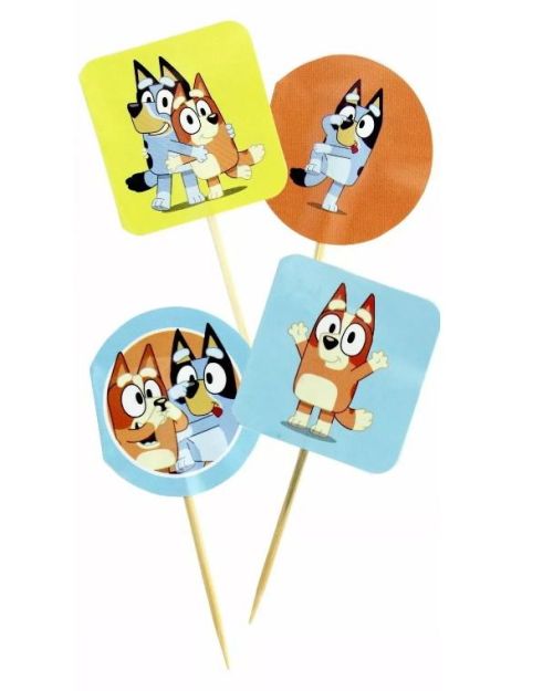 Bluey Cupcake Toppers 24pk