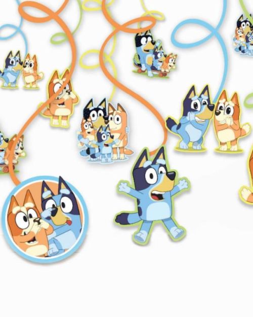 Bluey Hanging Spiral Decorations