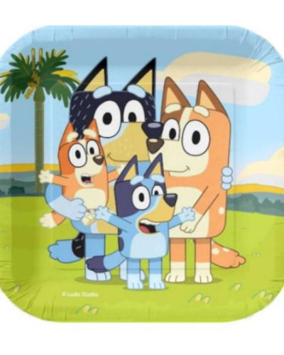 Bluey Lunch Plates 8pk