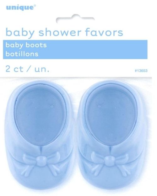 Blue Baby Booties 2pk