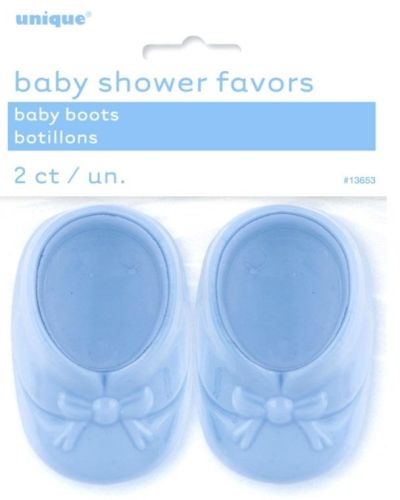 Blue Baby Booties 2pk