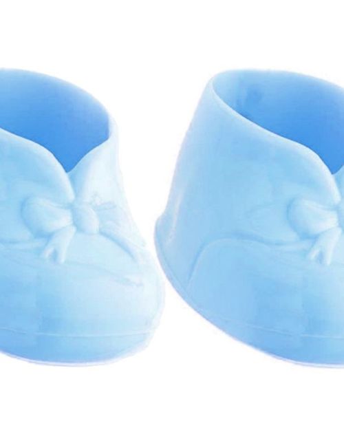 Blue Baby Booties 2pk
