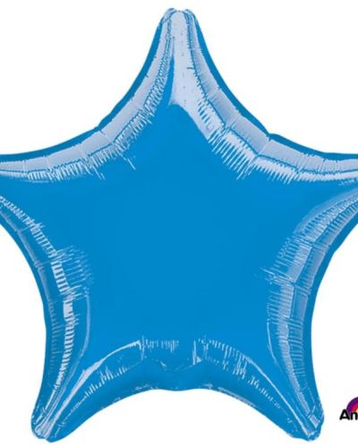 Star Shaped Foil Balloon – Blue
