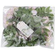Blush Pink & Green Wisteria Foliage Garland