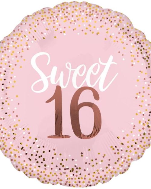 Blush Sweet Sixteen SuperShape Foil Balloon
