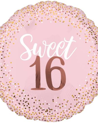 Blush Sweet Sixteen SuperShape Foil Balloon