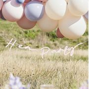 Boho Floral Hen Party Banner