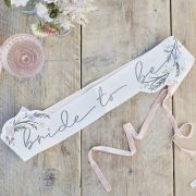 Boho Floral Bride to Be Sash