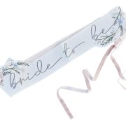 Boho Floral Bride to Be Sash