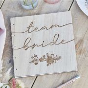 Boho Floral Team Bride Guest Book
