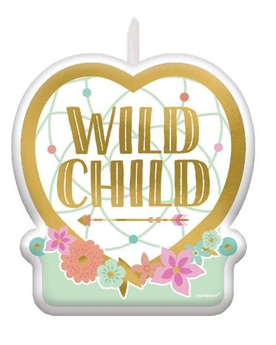 Boho Girl Birthday Candle