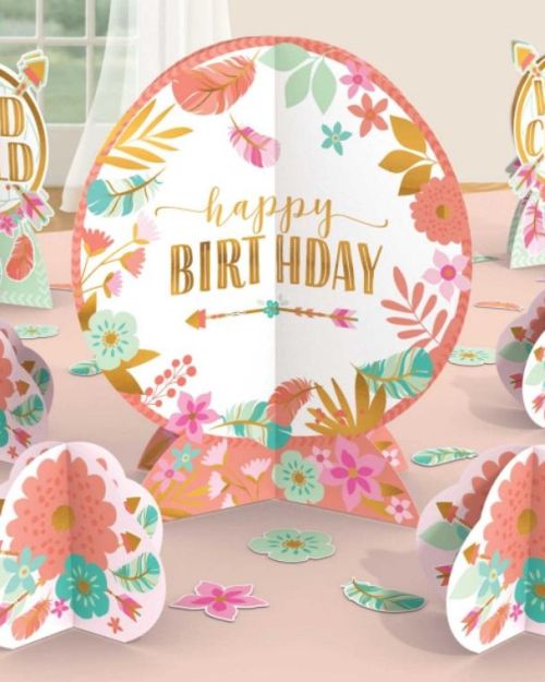 Boho Girl Table Decorating Kit