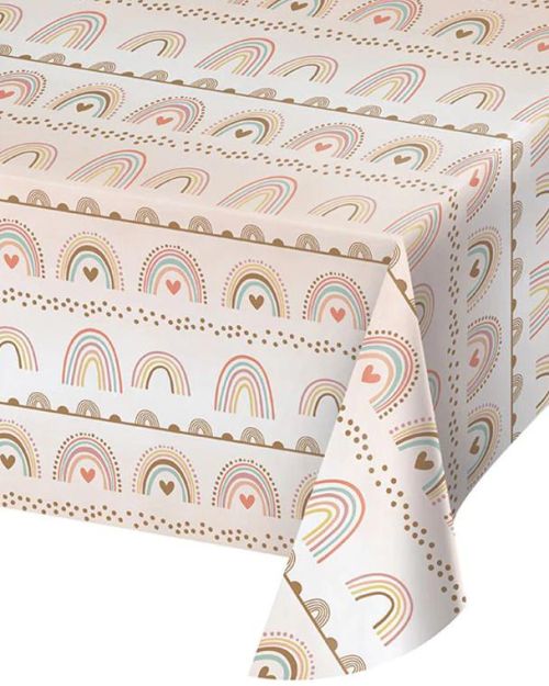 Boho Rainbow Paper Tablecover