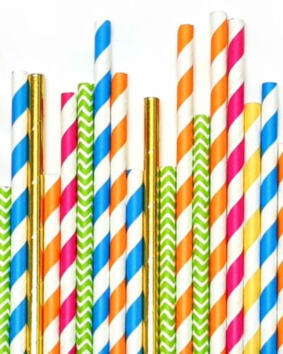 Paper Straws Mix 25pk – Boho
