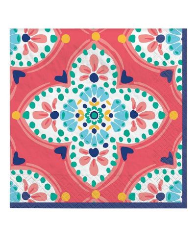Boho Vibes Beverage Napkins 16pk