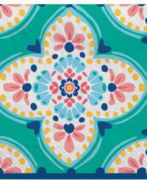 Boho Vibes Lunch Napkins 16pk