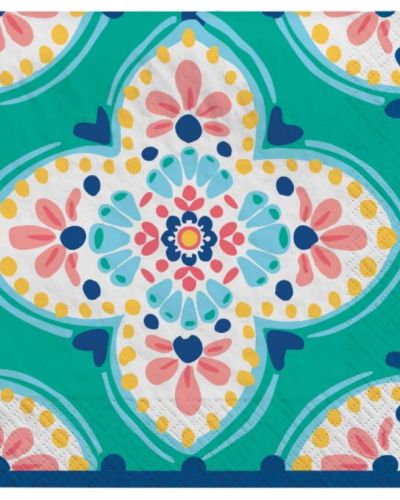 Boho Vibes Lunch Napkins 16pk