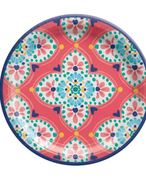 Boho Vibes Lunch Plates 8pk