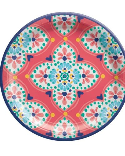 Boho Vibes Lunch Plates 8pk