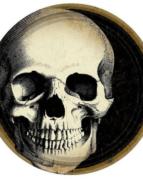 Boneyard Skeleton Dinner Plates 8pk