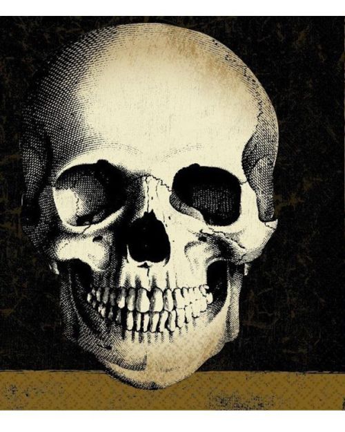 Boneyard Skeleton Lunch Napkins 16pk