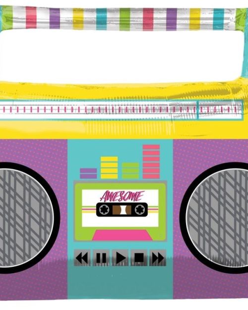 Boombox SuperShape Foil Balloon