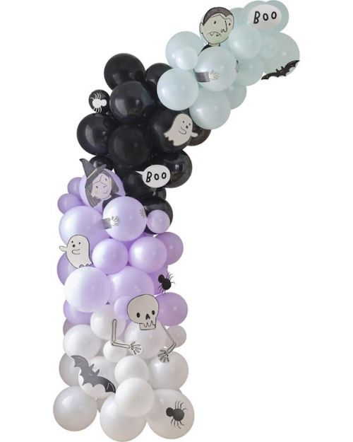 Boo Crew Balloon Arch with Characters