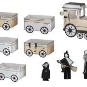 Boo Crew Ghost Train Treat Stand